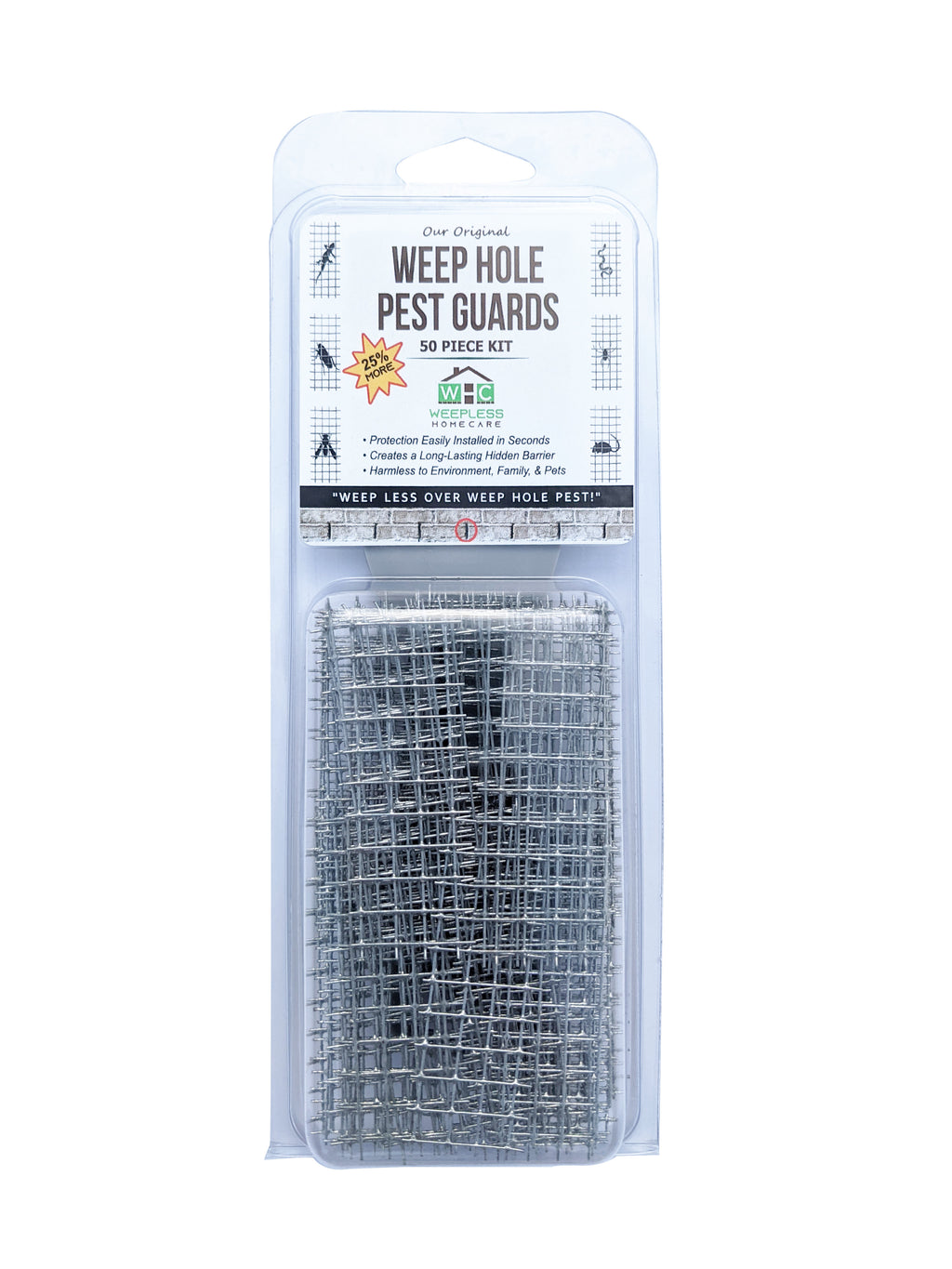 Weep Hole Pest Guard Kit