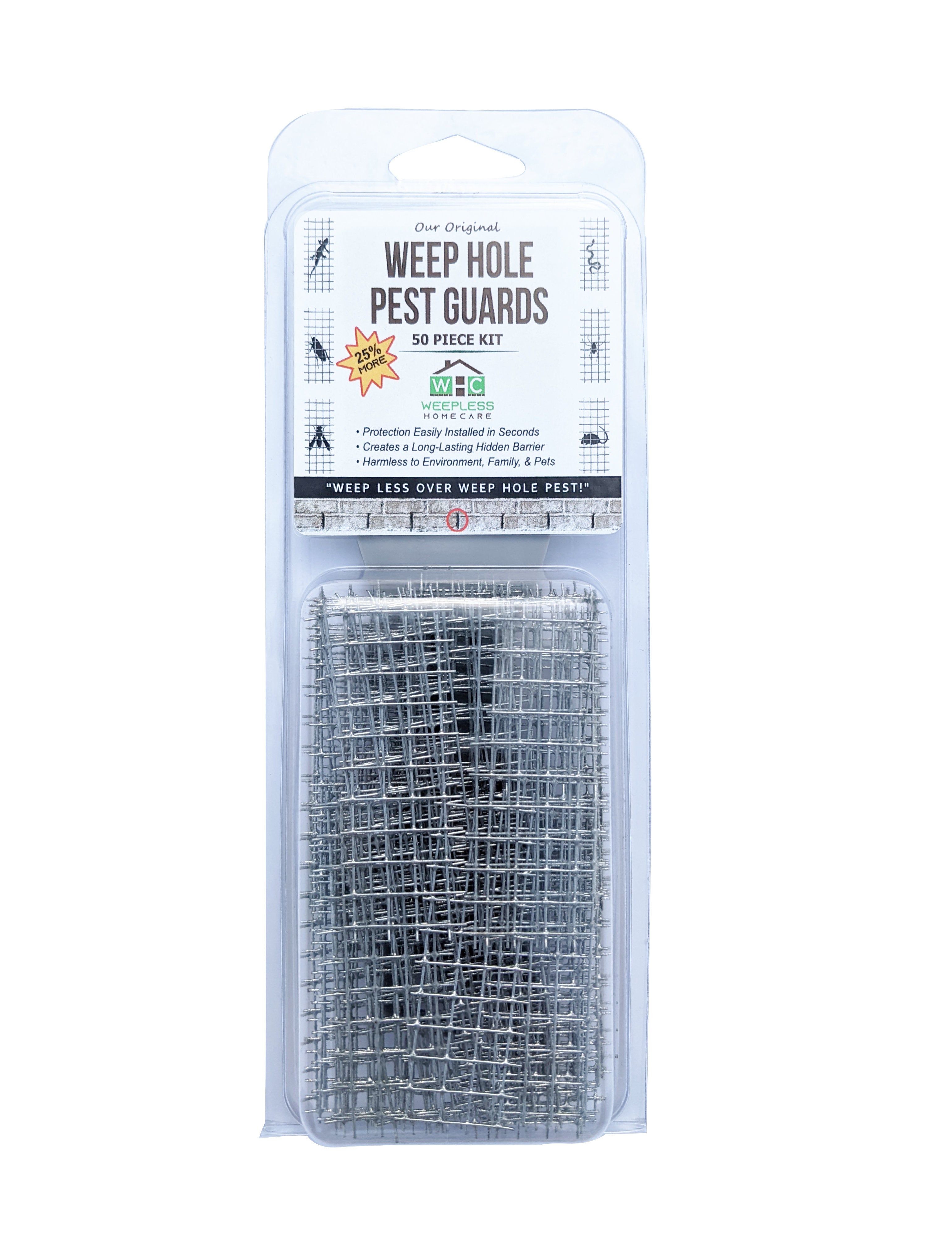 Weep Hole Pest Guard Kit