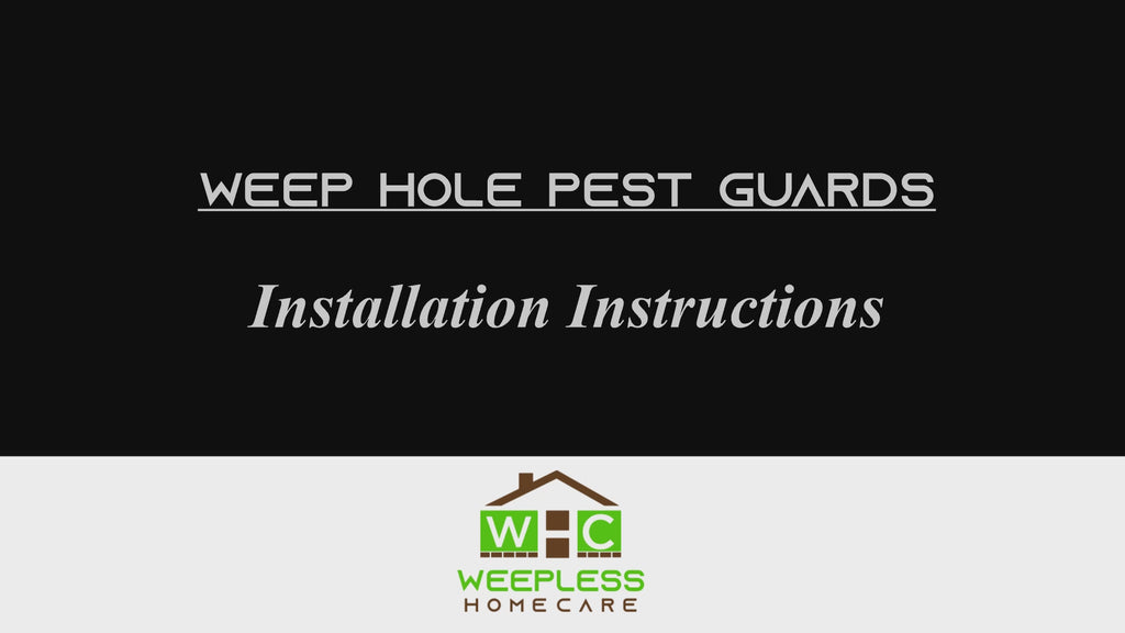 Weep Hole Pest Guard Kit